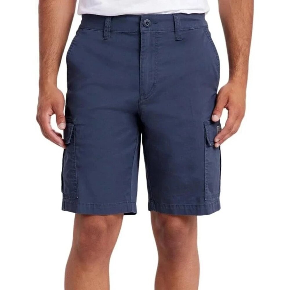 NEW Unionbay Men's Size 34 Cargo Shorts Blue Cotton Spandex Blend